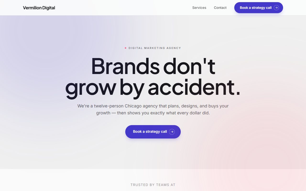 Agency — Digital template preview