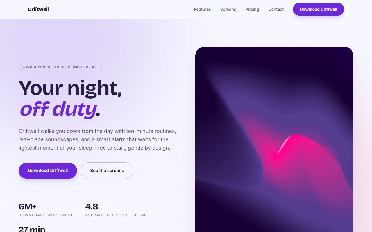 App Launch template preview