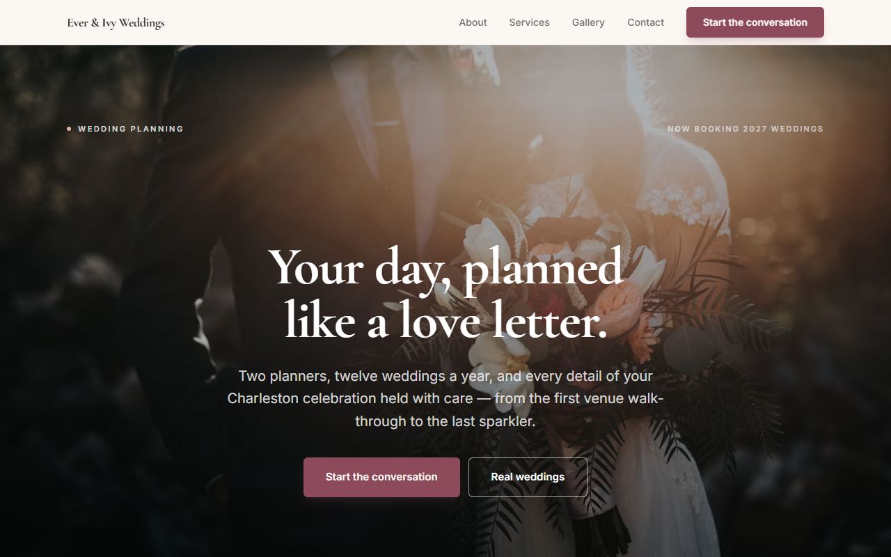 Wedding — Planner template preview